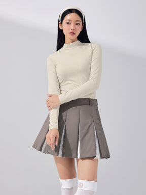 中綿入り プリーツ スカート インナーショーツ付き