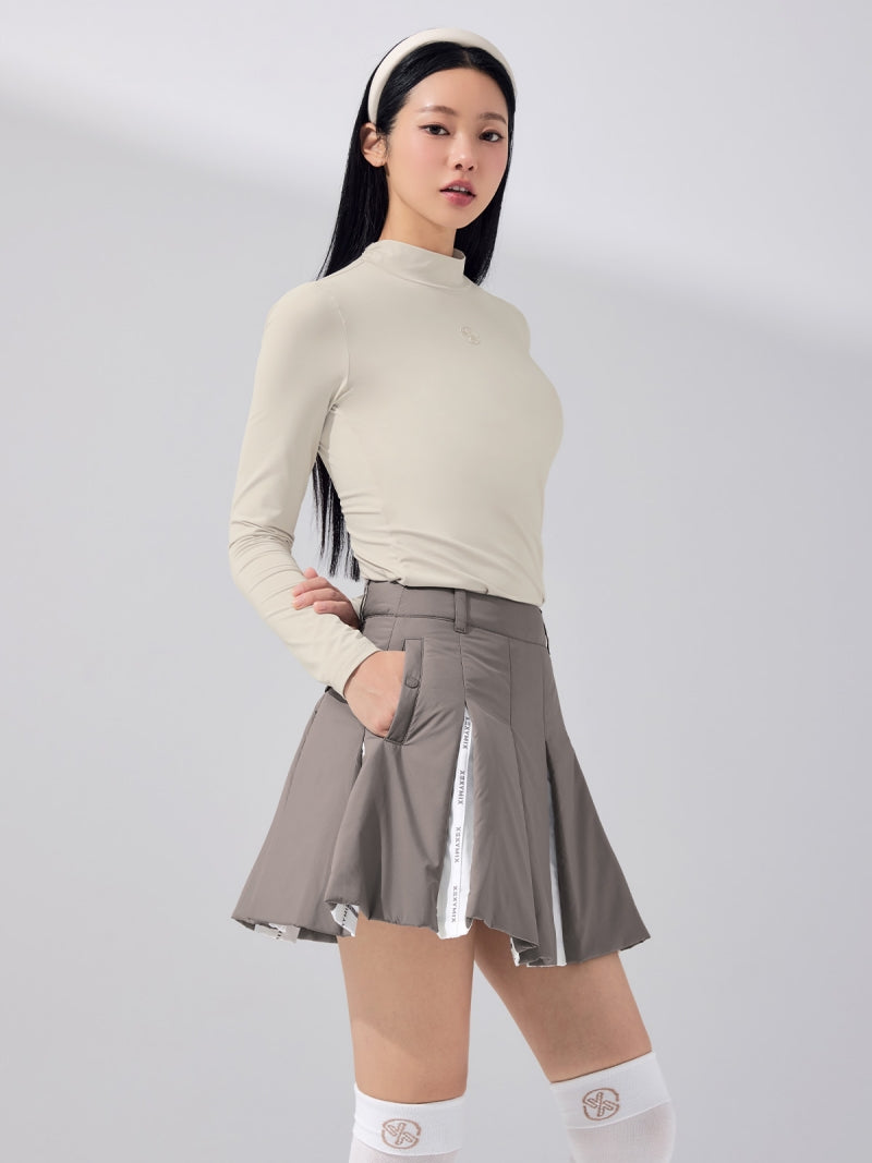 中綿入り プリーツ スカート インナーショーツ付き