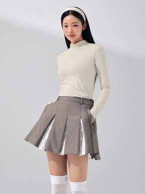 中綿入り プリーツ スカート インナーショーツ付き