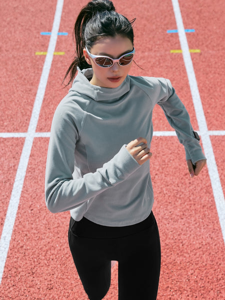 RX グリッドフリース パーカー