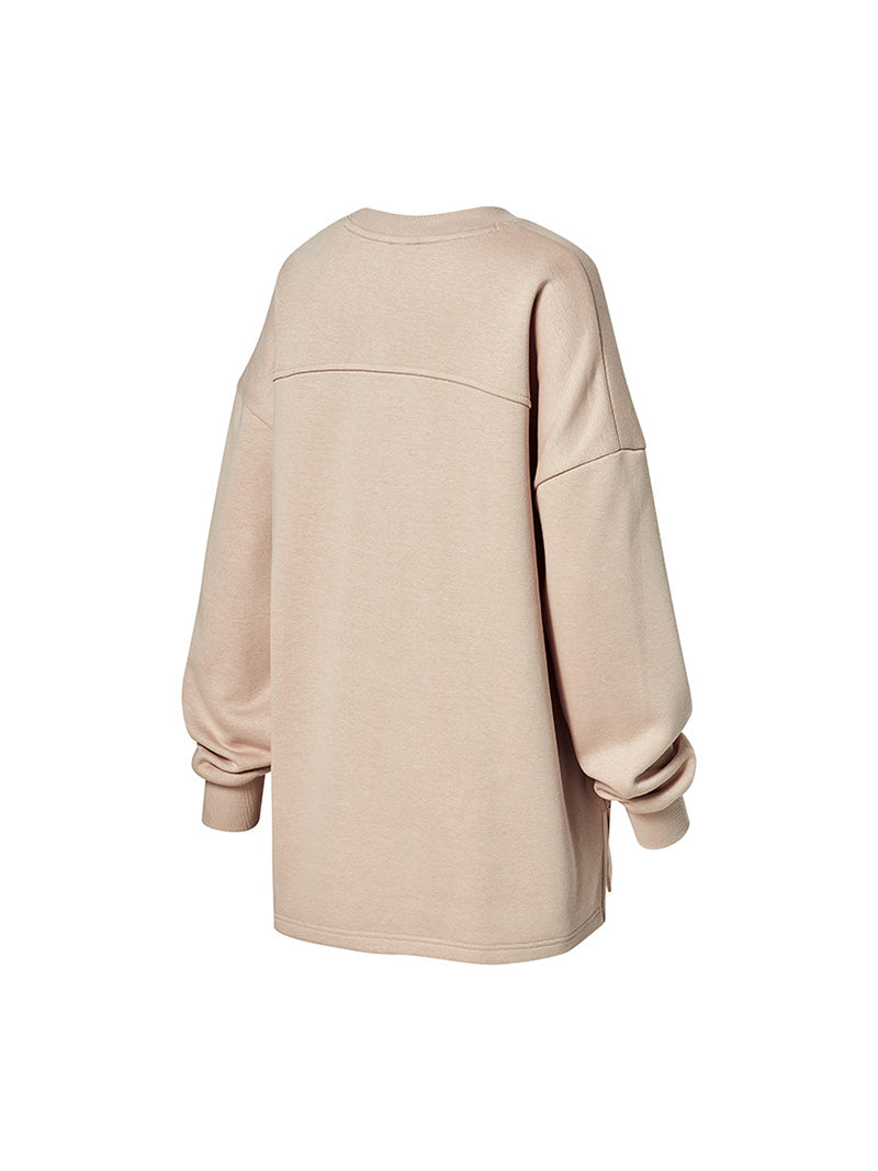 ウォームソフト オーバーフィット トレーナー (単品)