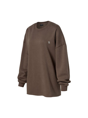 ウォームソフト オーバーフィット トレーナー (単品)