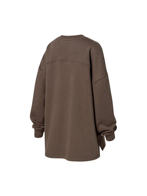 ウォームソフト オーバーフィット トレーナー (単品)