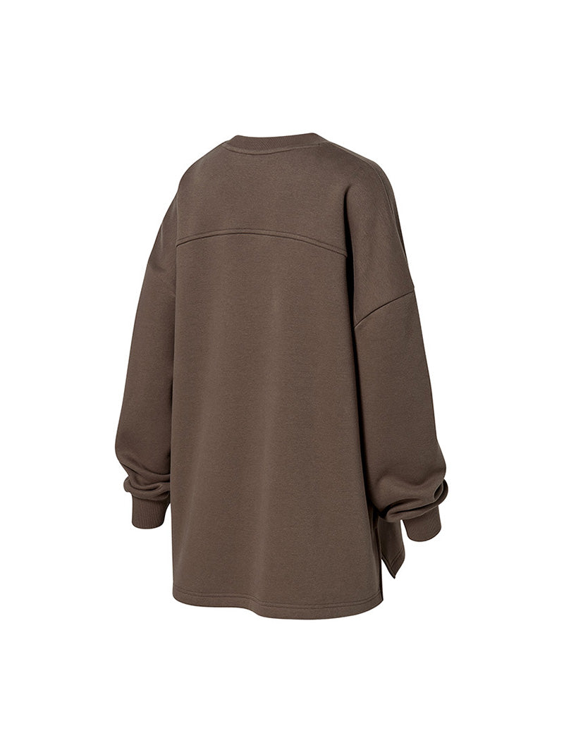 ウォームソフト オーバーフィット トレーナー (単品)