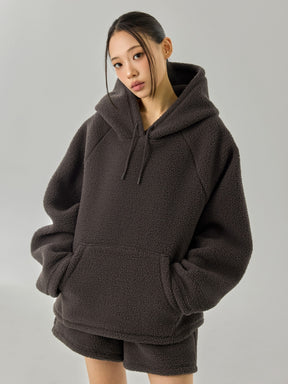 シェルパ オーバーフィット パーカー