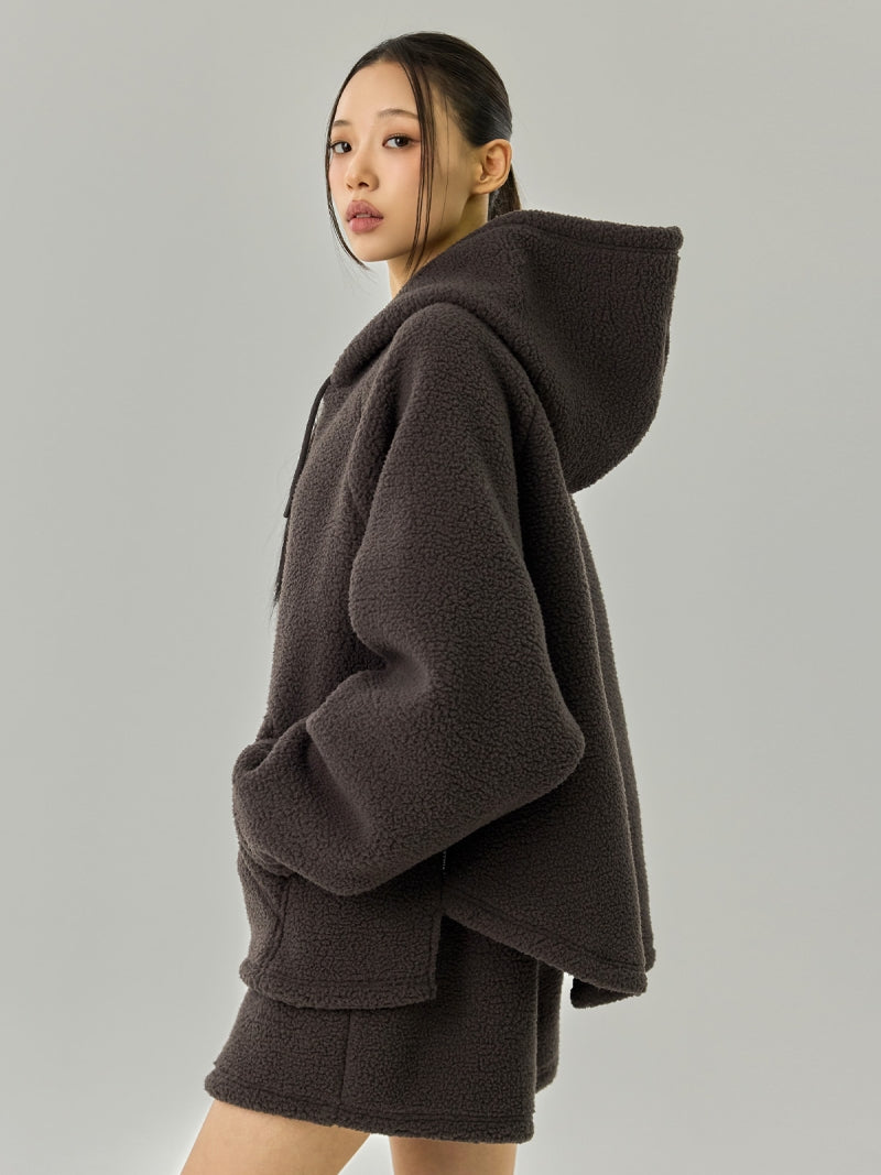 シェルパ オーバーフィット パーカー