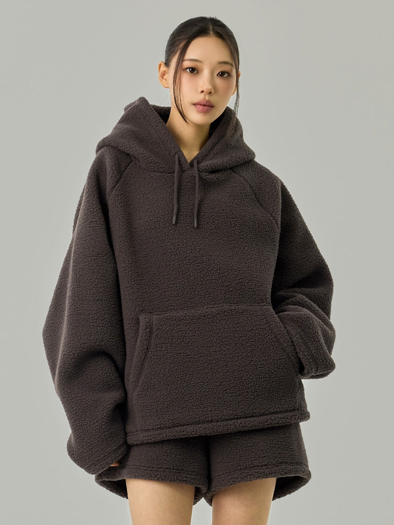 シェルパ オーバーフィット パーカー