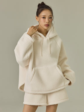 シェルパ オーバーフィット パーカー