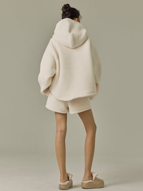 シェルパ オーバーフィット パーカー