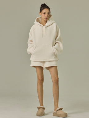 シェルパ オーバーフィット パーカー