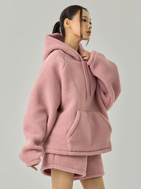 シェルパ オーバーフィット パーカー