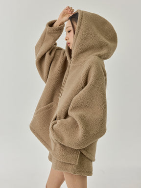 シェルパ オーバーフィット パーカー