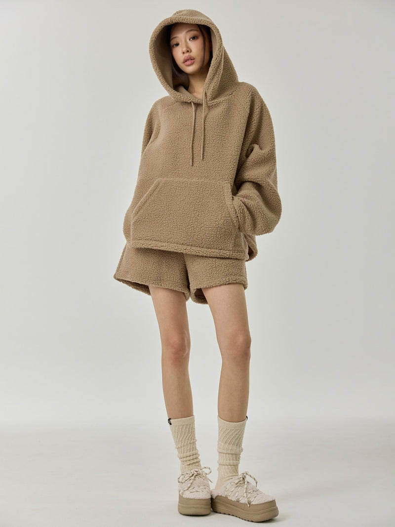 シェルパ オーバーフィット パーカー