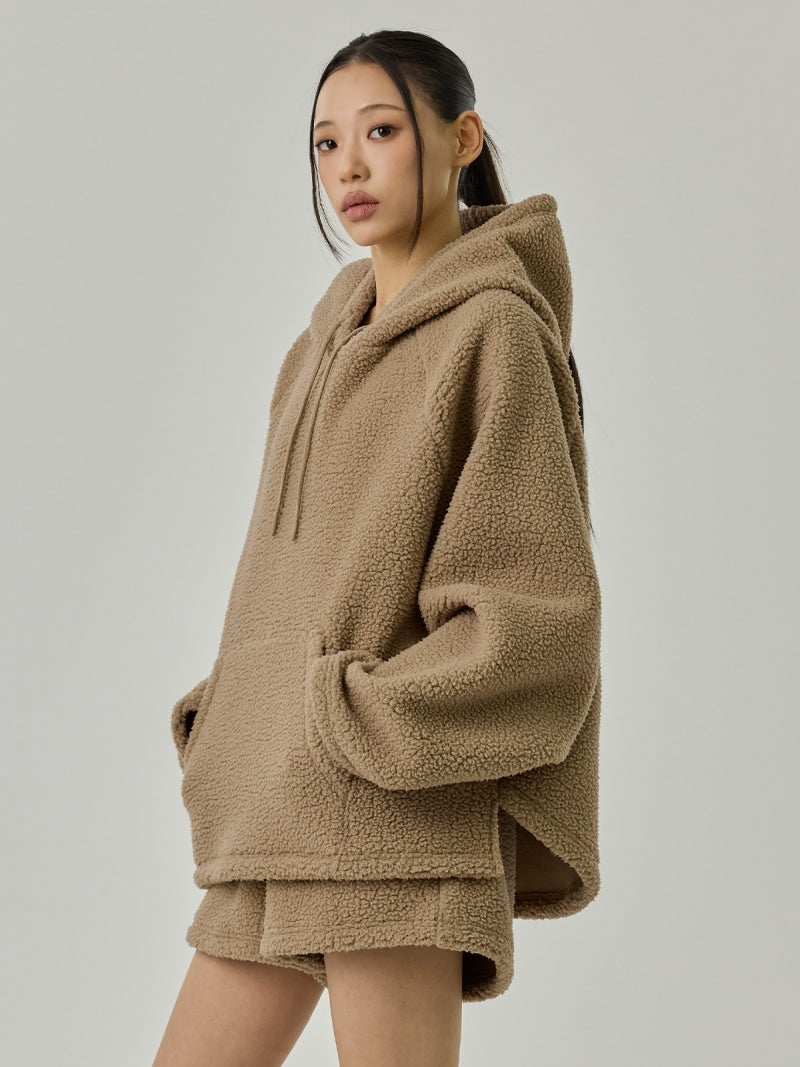 シェルパ オーバーフィット パーカー