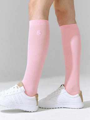滑り止め付き メッシュ フレッシュ ハイソックス