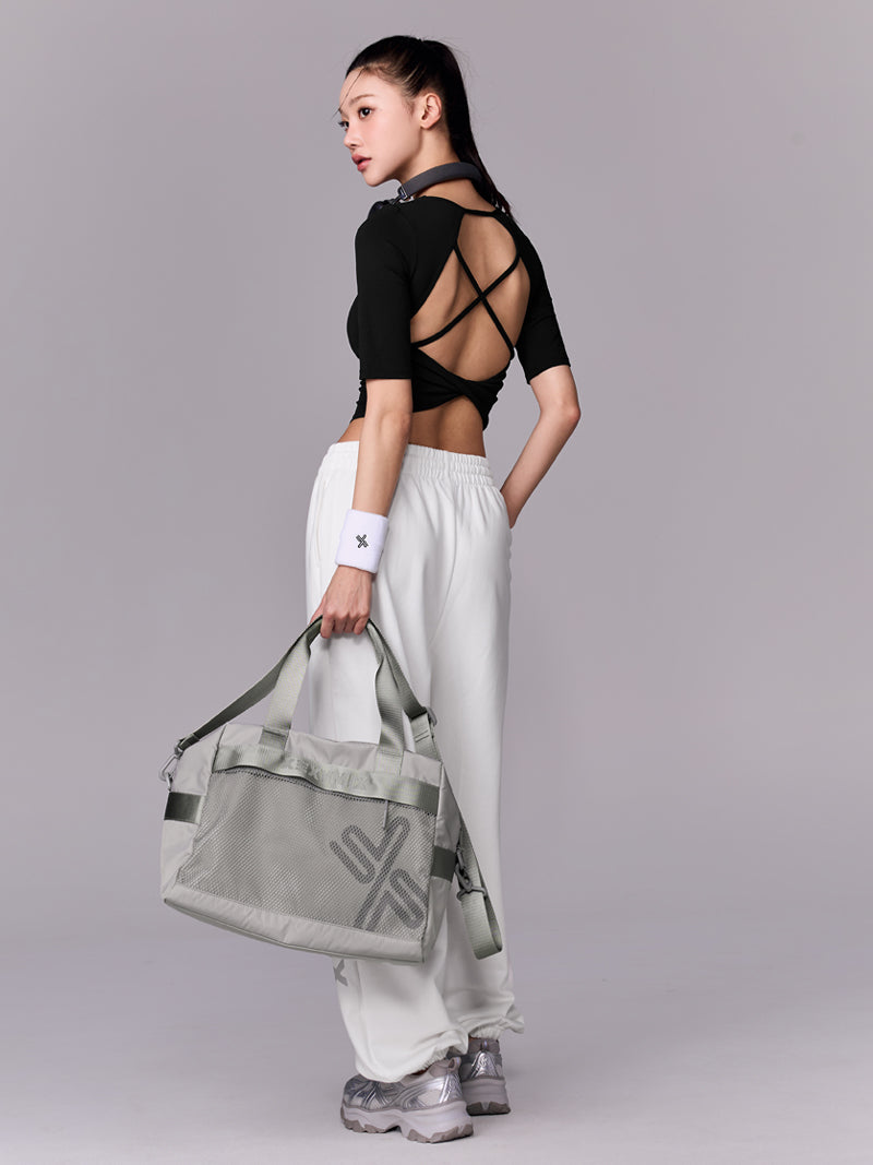 BLACK LABEL シグネチャー パワーライズ 背中開き 5分袖 ブラトップ