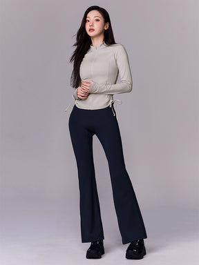 サイドシャーリング 2WAY ジップアップ ジャケット