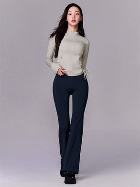 サイドシャーリング 2WAY ジップアップ ジャケット