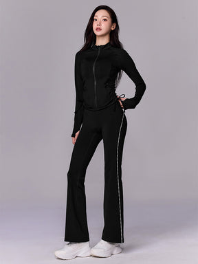 サイドシャーリング 2WAY ジップアップ ジャケット