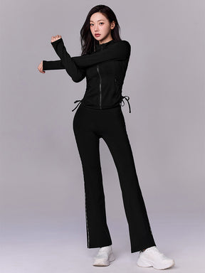 サイドシャーリング 2WAY ジップアップ ジャケット