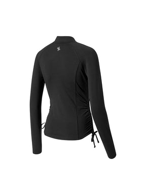 サイドシャーリング 2WAY ジップアップ ジャケット