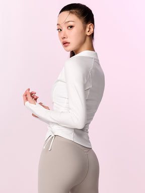 サイドシャーリング 2WAY ジップアップ ジャケット