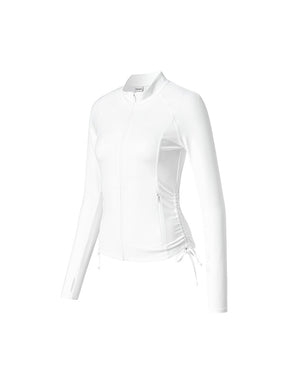 サイドシャーリング 2WAY ジップアップ ジャケット