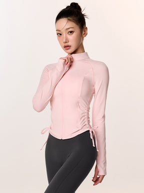 サイドシャーリング 2WAY ジップアップ ジャケット