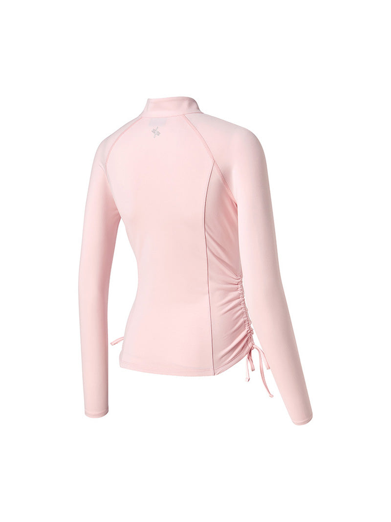 サイドシャーリング 2WAY ジップアップ ジャケット