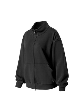 ソフトコットン ハイネック ジップアップ (単品)