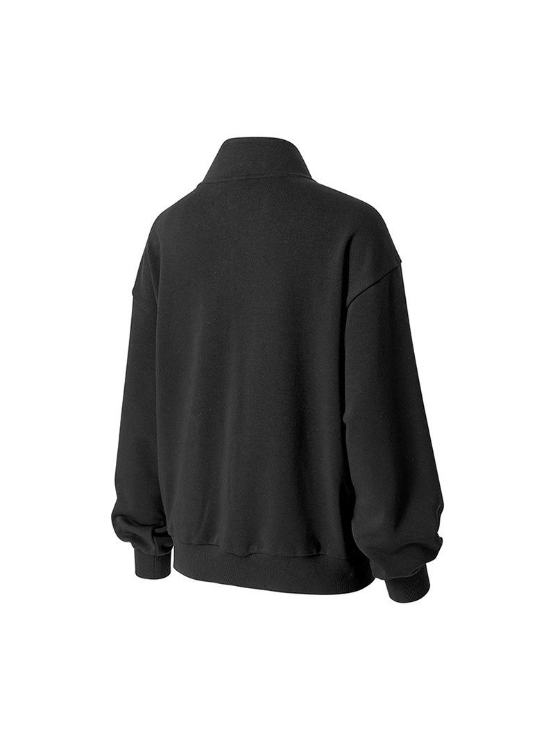 ソフトコットン ハイネック ジップアップ (単品)