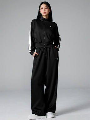 モア トラックライン ジップアップジャケット