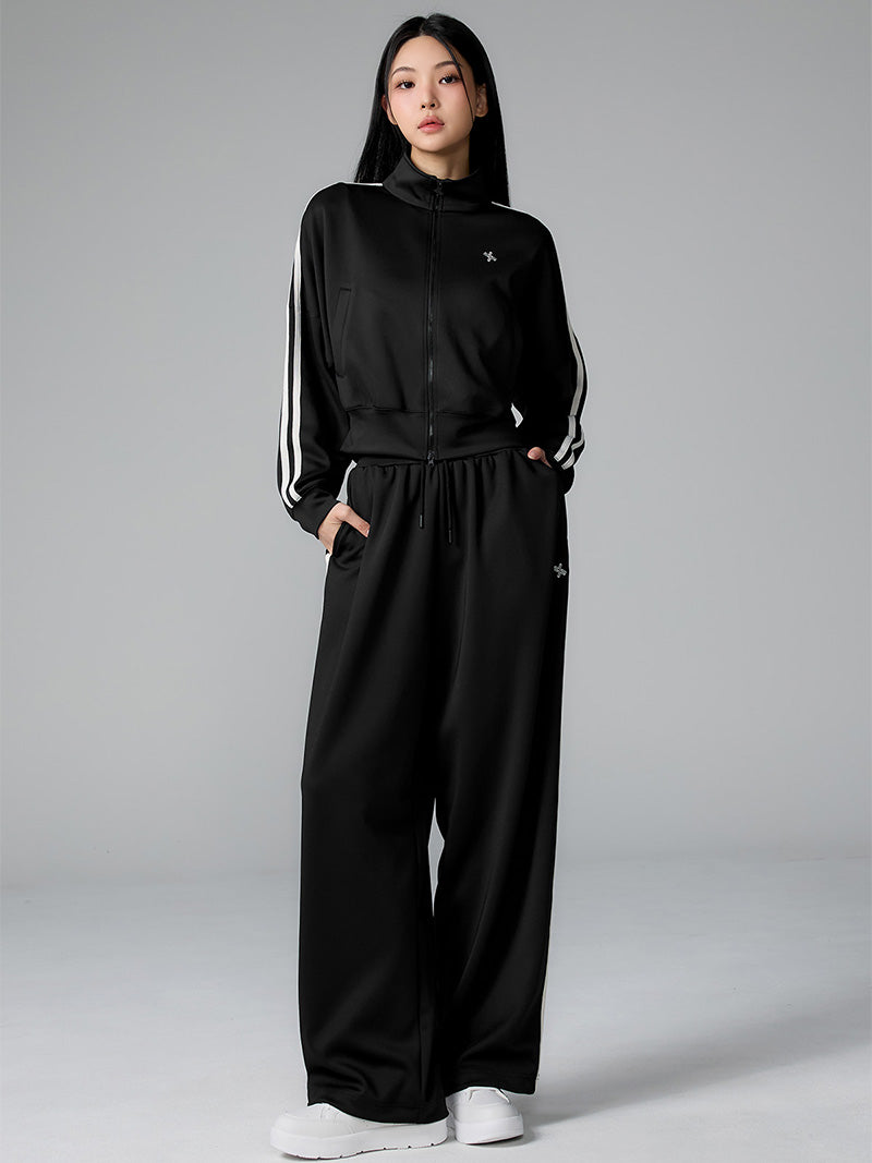 モア トラックライン ジップアップジャケット