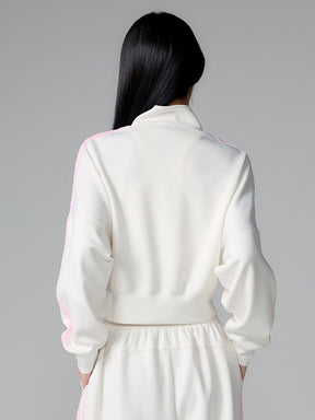 モア トラックライン ジップアップジャケット