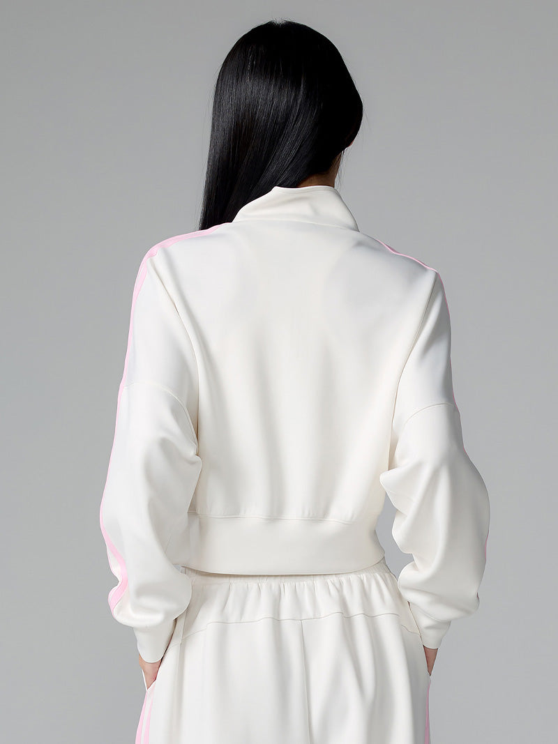 モア トラックライン ジップアップジャケット