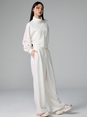 モア トラックライン ジップアップジャケット