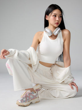 モア トラックライン ジップアップジャケット