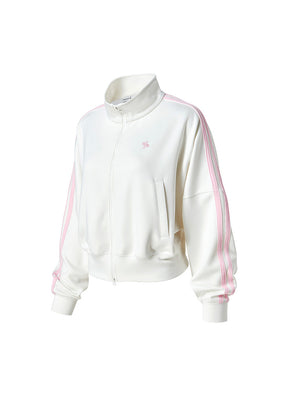 モア トラックライン ジップアップジャケット