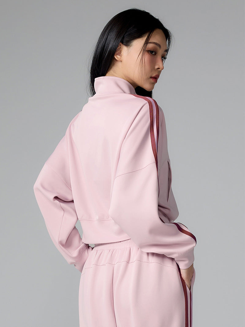 モア トラックライン ジップアップジャケット