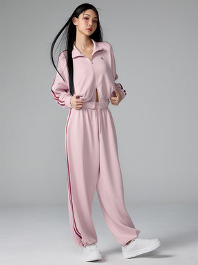 モア トラックライン ジップアップジャケット