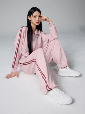 モア トラックライン ジップアップジャケット