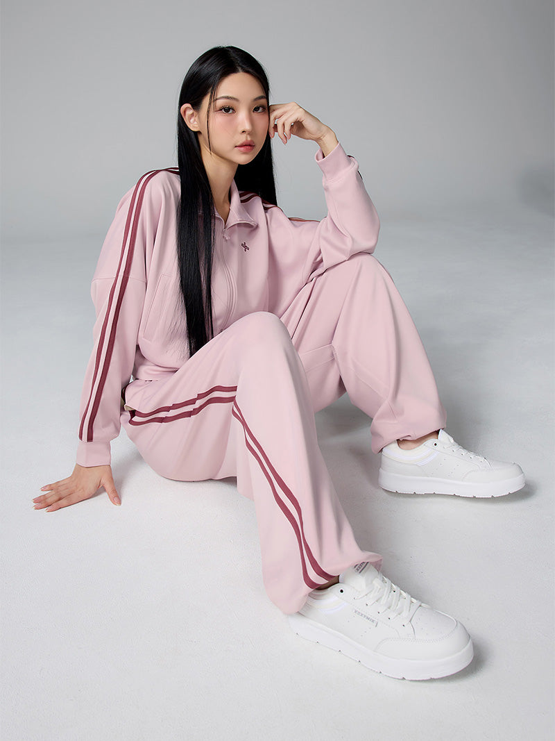 モア トラックライン ジップアップジャケット