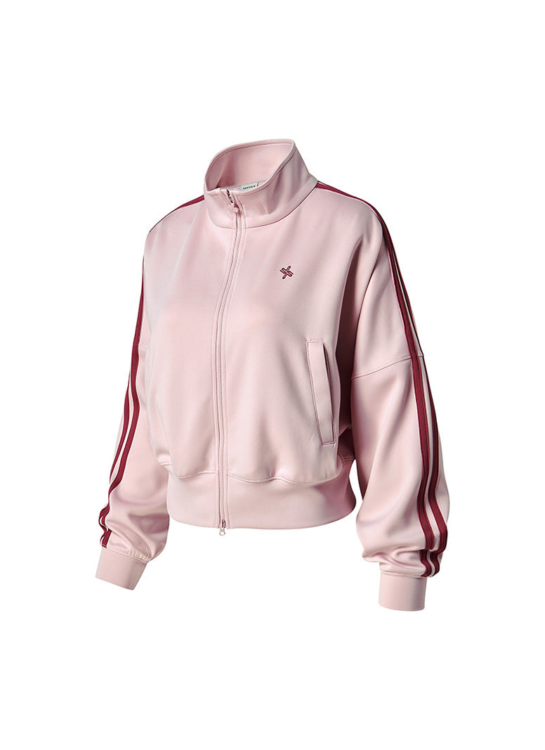 モア トラックライン ジップアップジャケット