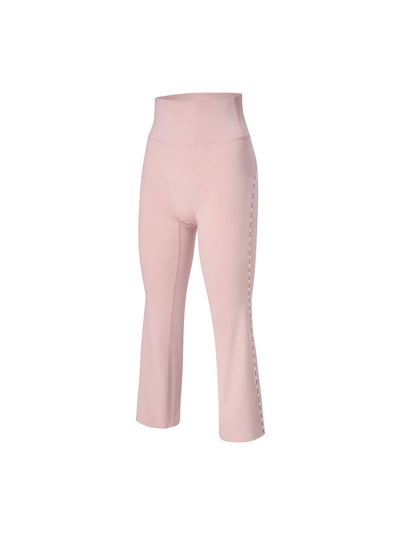 コンフォートファイン ロゴ入り パイピング フレアレギンス (単品)