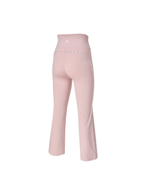 コンフォートファイン ロゴ入り パイピング フレアレギンス (単品)