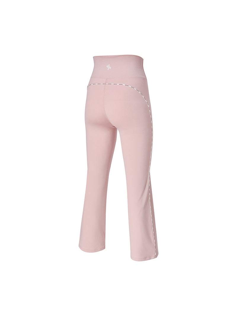 コンフォートファイン ロゴ入り パイピング フレアレギンス (単品)