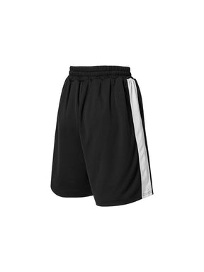 メッシュ 配色ライン バミューダ パンツ