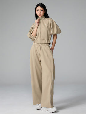 パイピングライン バルーン ワイドパンツ (単品)