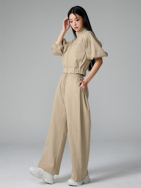 パイピングライン バルーン ワイドパンツ (単品)