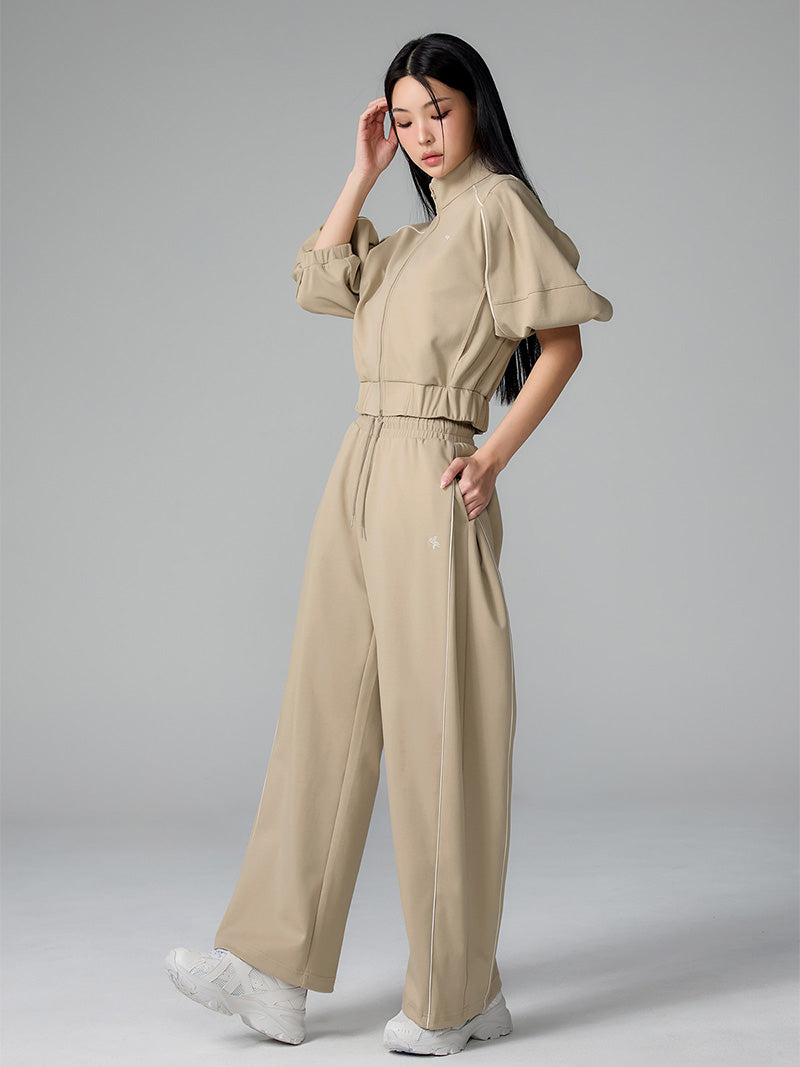 パイピングライン バルーン ワイドパンツ (単品)